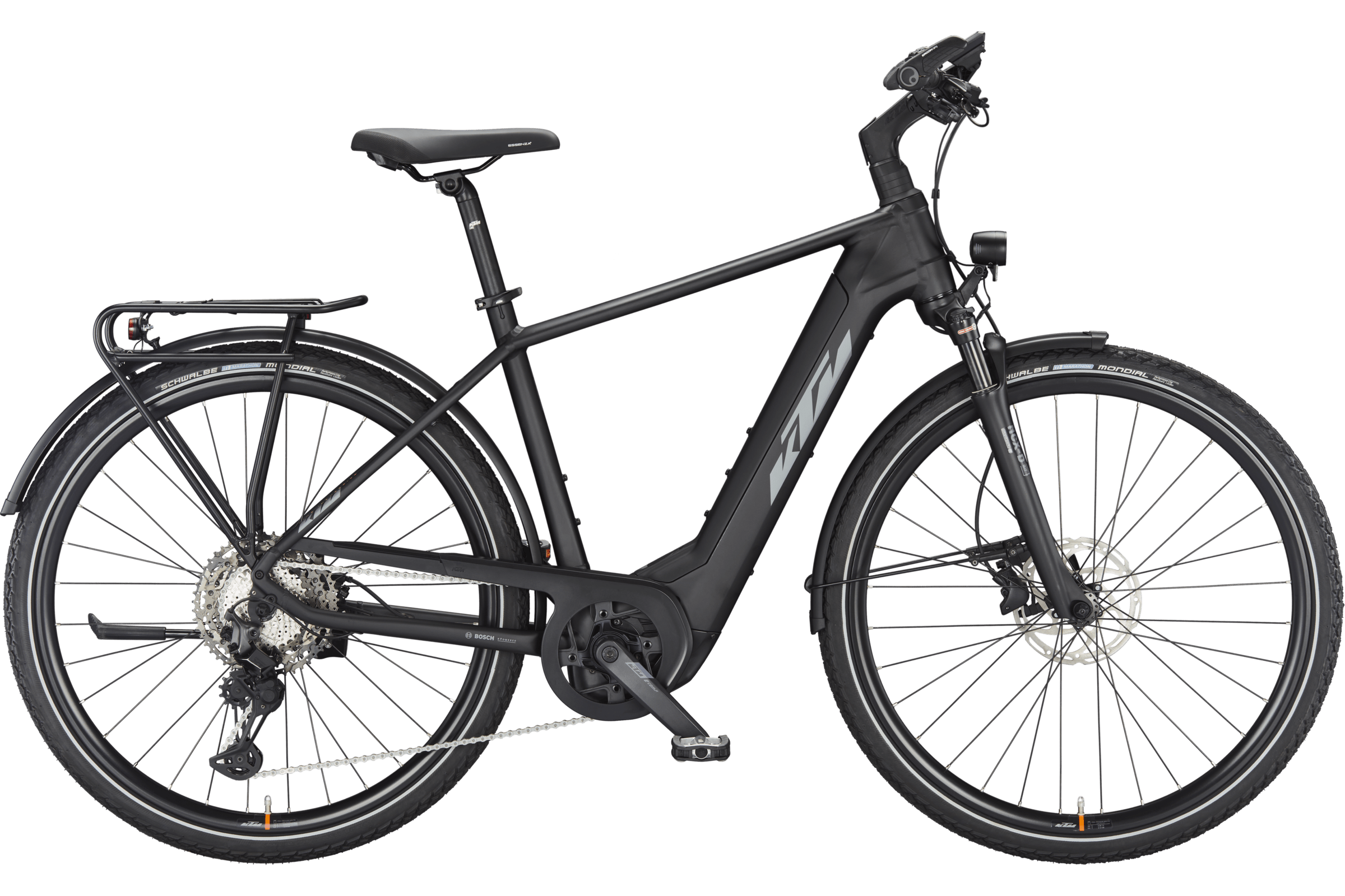 KTM - POWER SPORT 11 PLUS DIAMANT black matt (grey+orange)