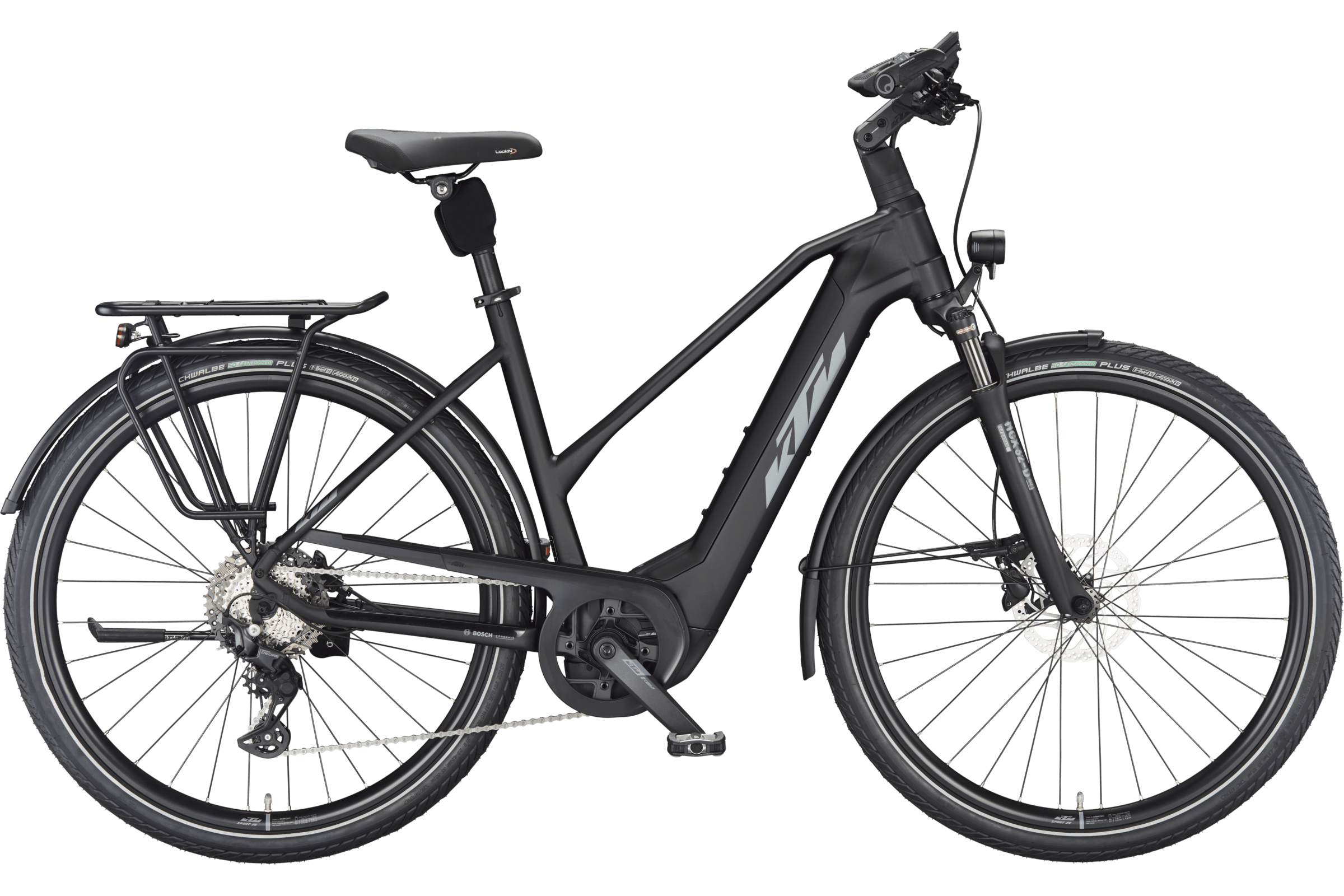 KTM - CENTO 10 PLUS TRAPEZ black matt (grey+green)