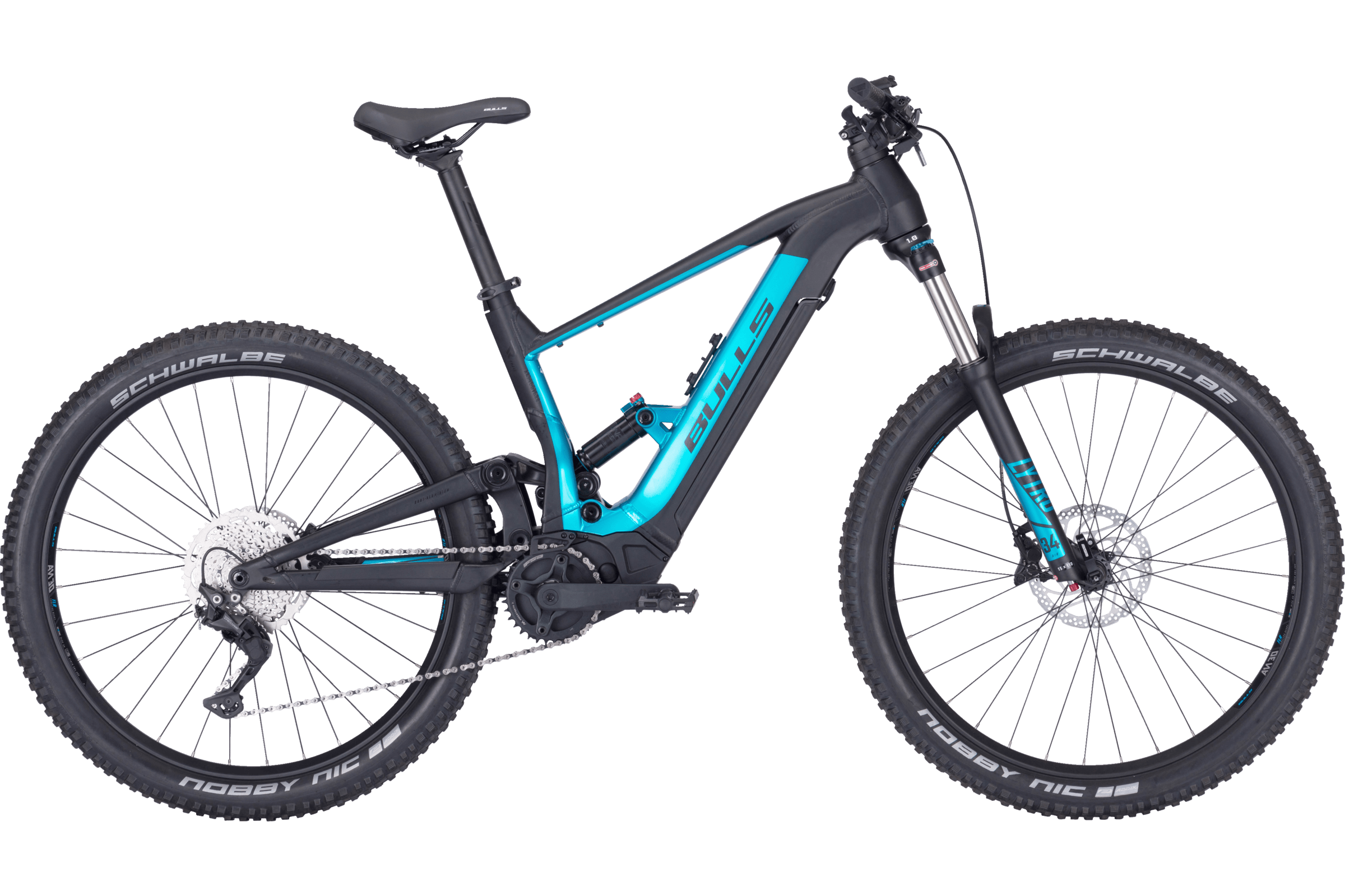 BULLS - E-Stream EVO TR1 27,5” DIAMANT black matt/long beach blue