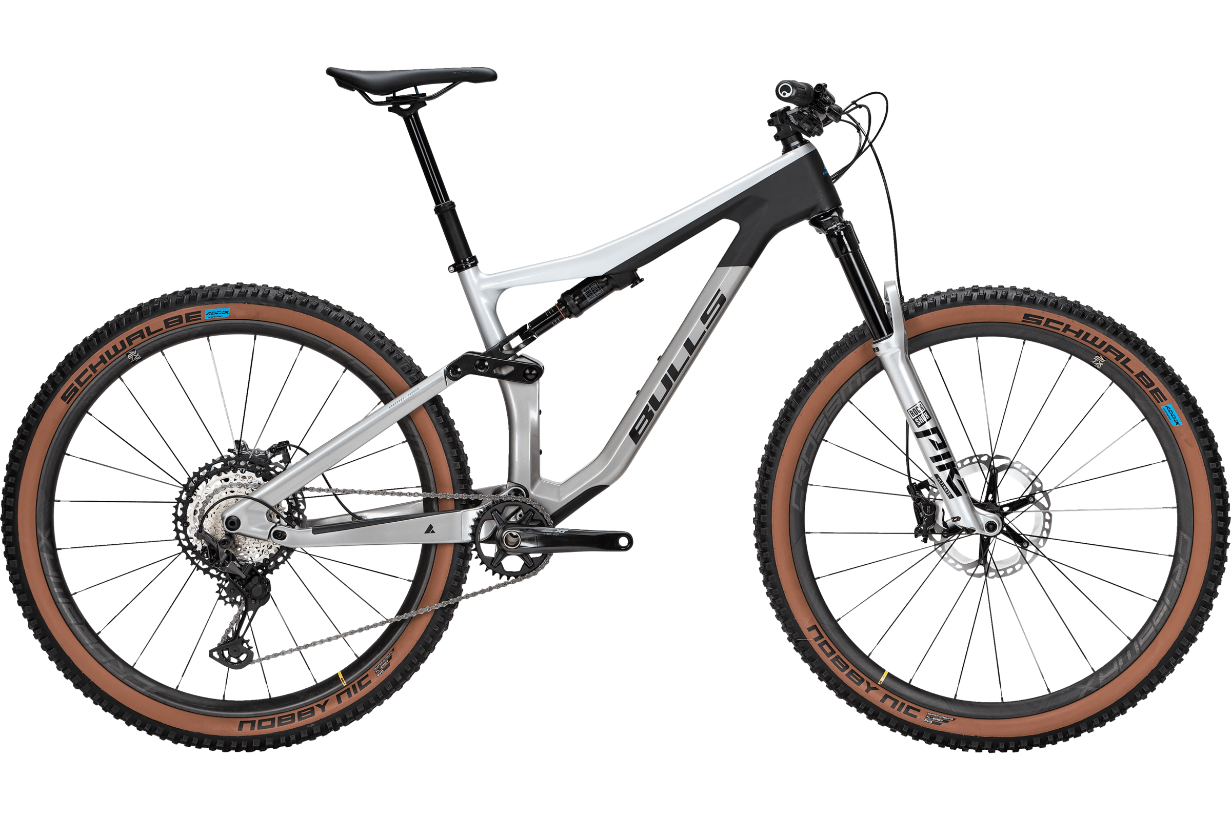 Bulls - Wild Ronin Team DIAMANT light grey / carbon / silver chrome