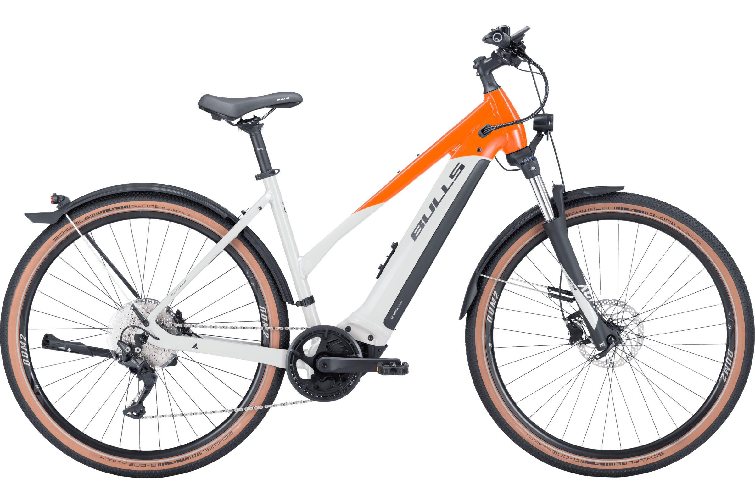 BULLS - Cross Rider EVO 1 TRAPEZ light grey / duro orange