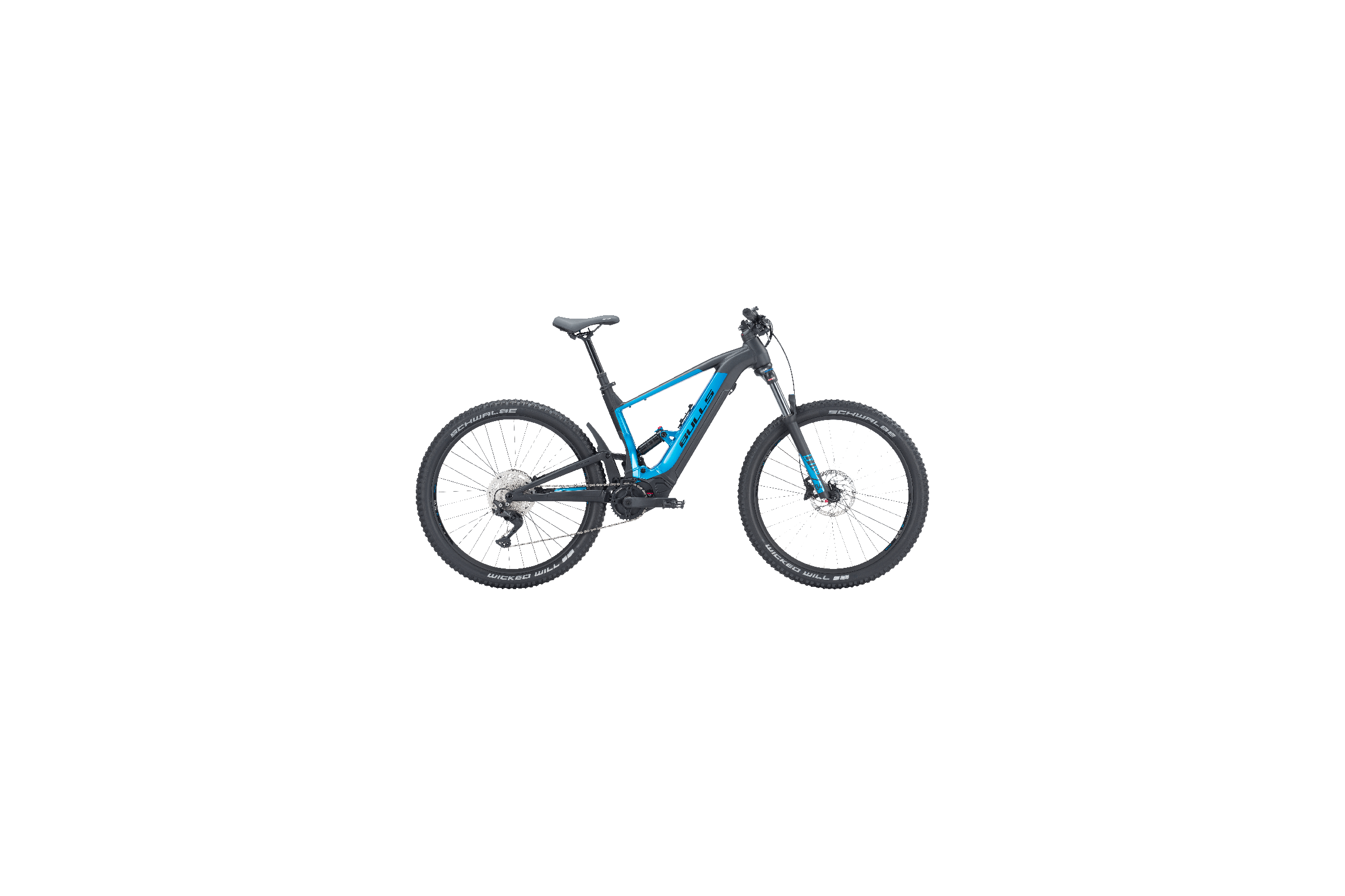 BULLS - E-Stream EVO TR1 DIAMANT black matt / long beach blue