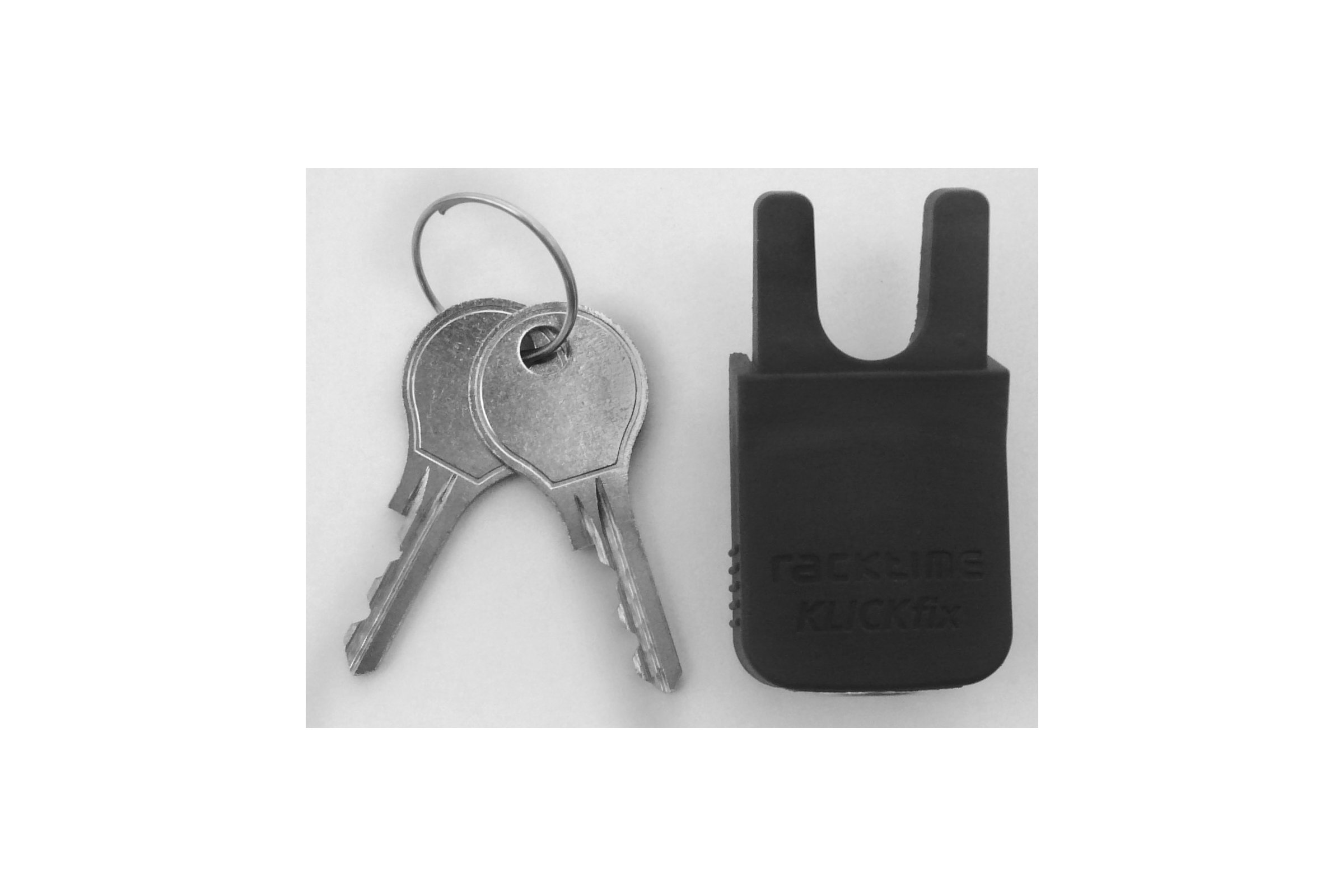 Racktime - Secureit - Schloss mit Schlüssel für SNAPit Adapter Schwarz