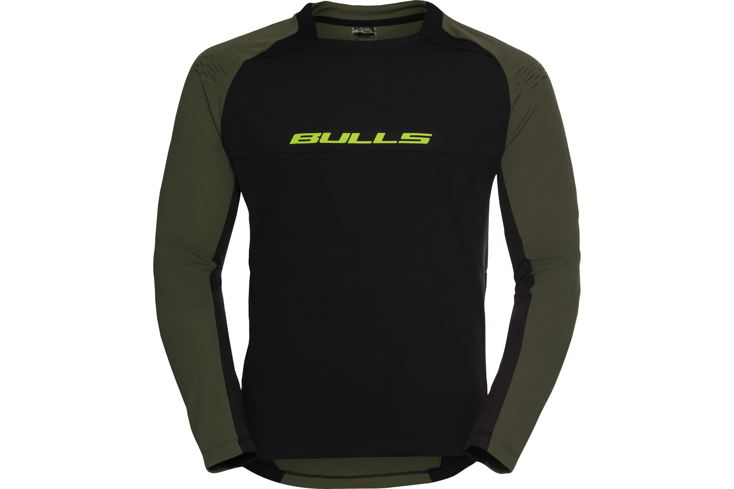 Bulls - Freeride Herren Trikot langarm schwarz/weiß