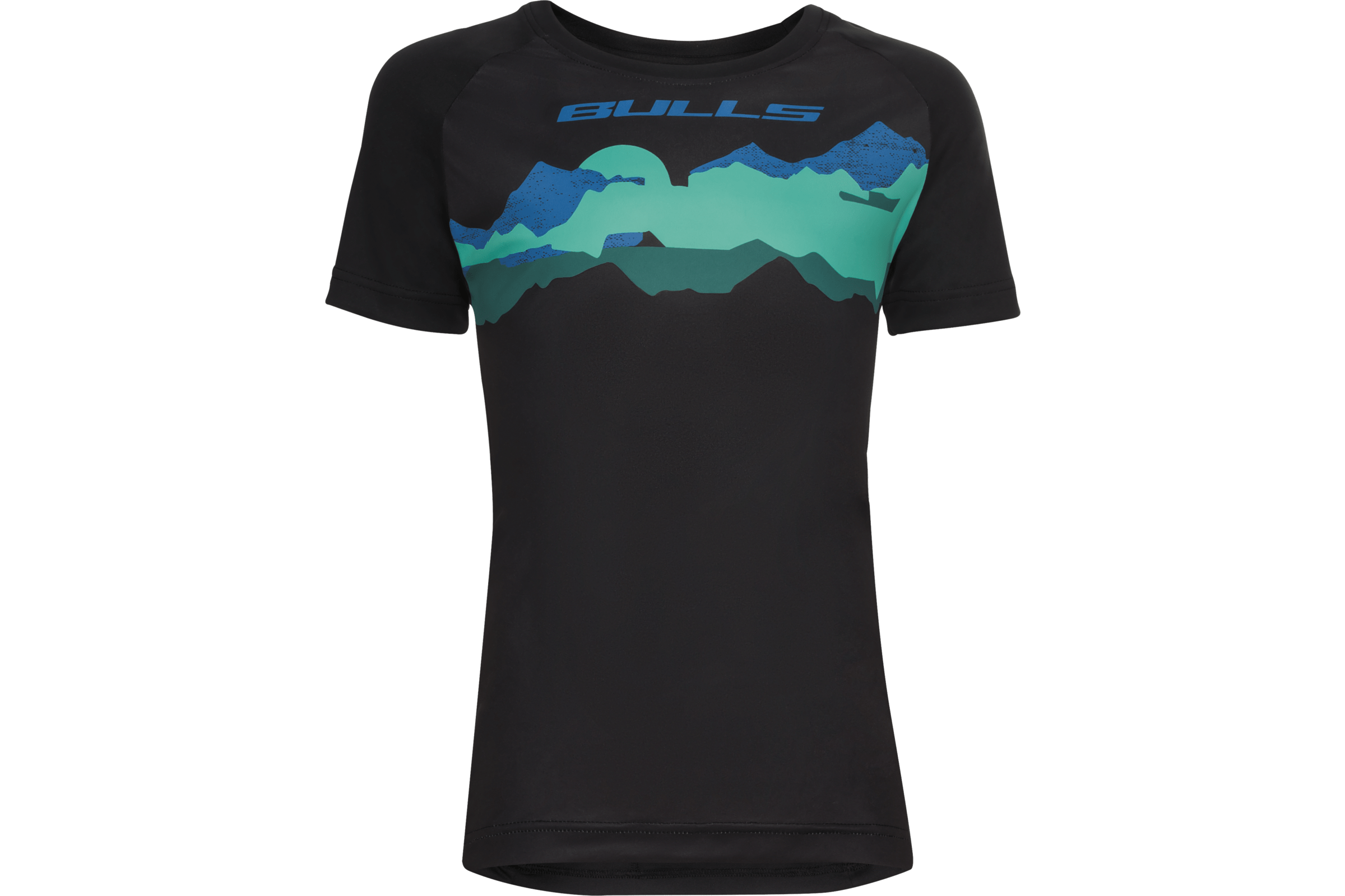 Bulls - Montania Kinder Trikot kurzarm schwarz/mint