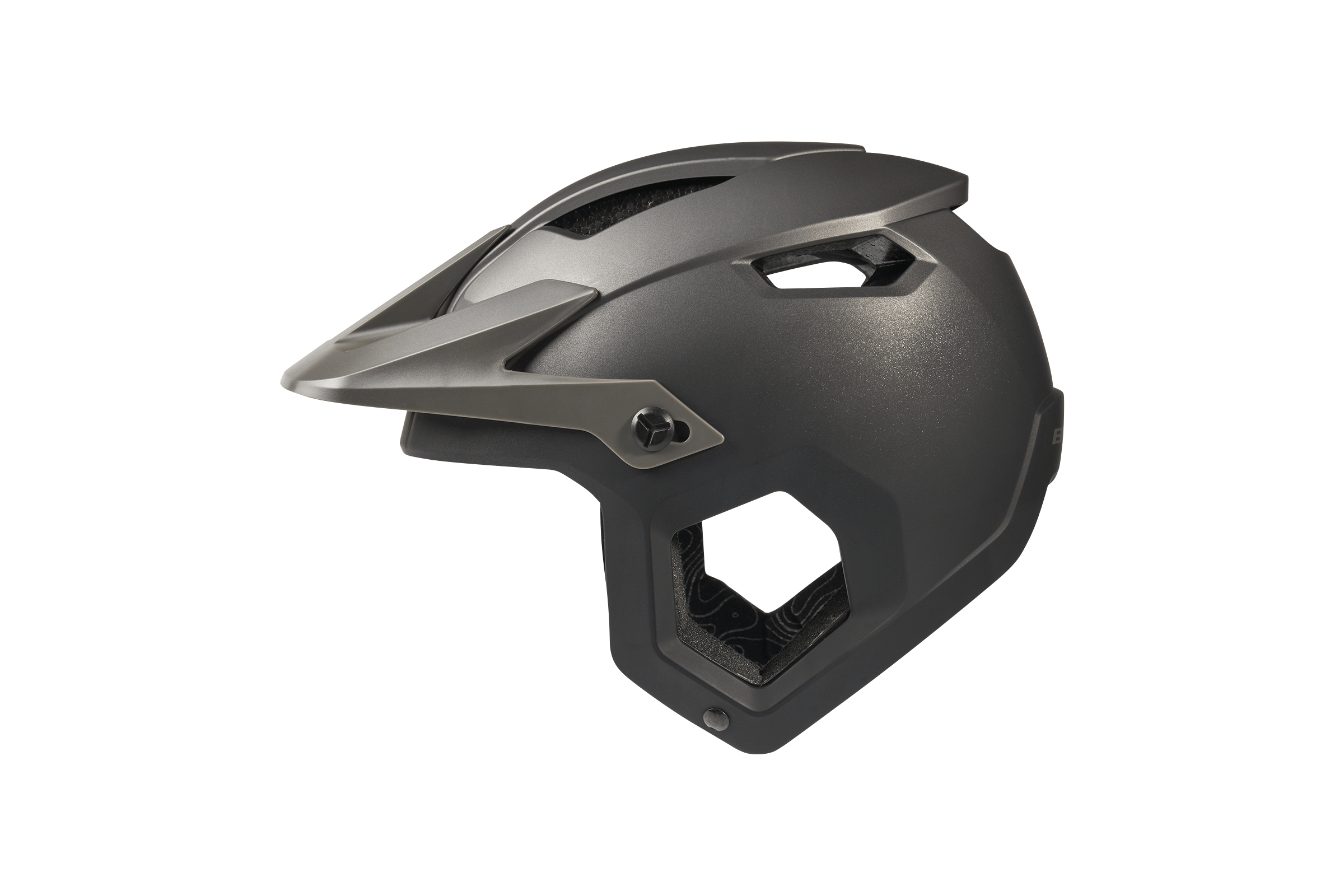 Bulls - Wild Creek Jugendliche - Unisex MTB Helm metallic grey/black