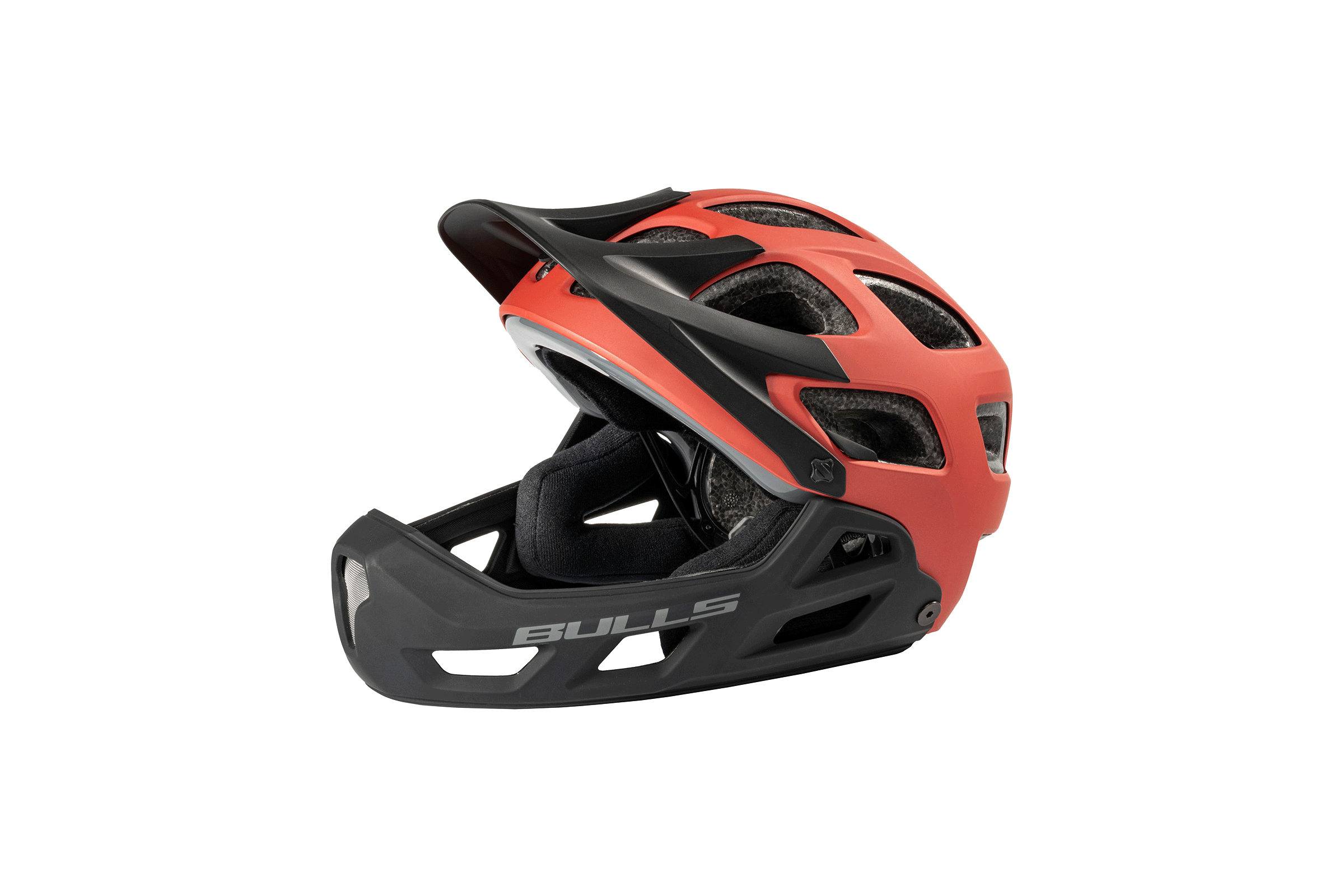 Bulls - Whistler CG Erwachsene - Unisex Fullface Helm metallic red/black