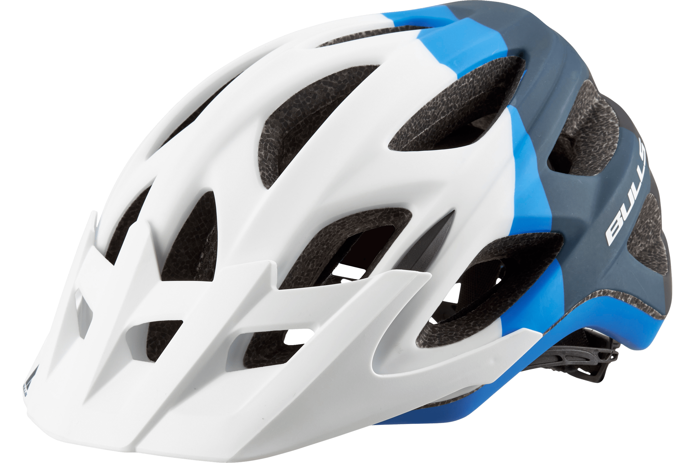 Bulls - Wild Edge Erwachsene - Unisex MTB Helm weiß/blau